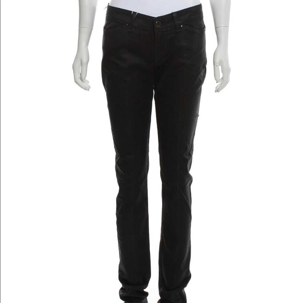 STELLA McCARTNEY COATED Mid-Rise jeans with tags
